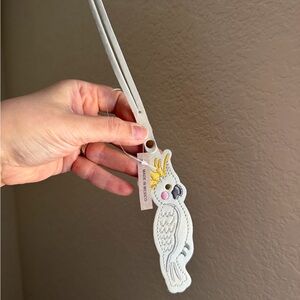 Portland Leather goods cockatoo charm purse flair